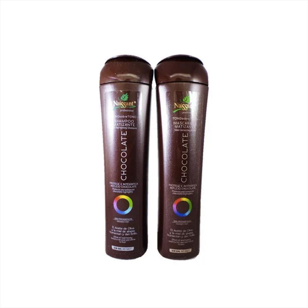 Naissant Kit Shampoo Mascarilla Matizante Chocolate 300ml