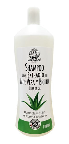 Shampoo Herbacol Con Extracto de Aloe Y Biotina 1000 Ml
