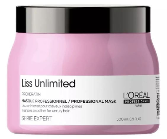 Loreal Mascarilla Liss Unlimited 500ml