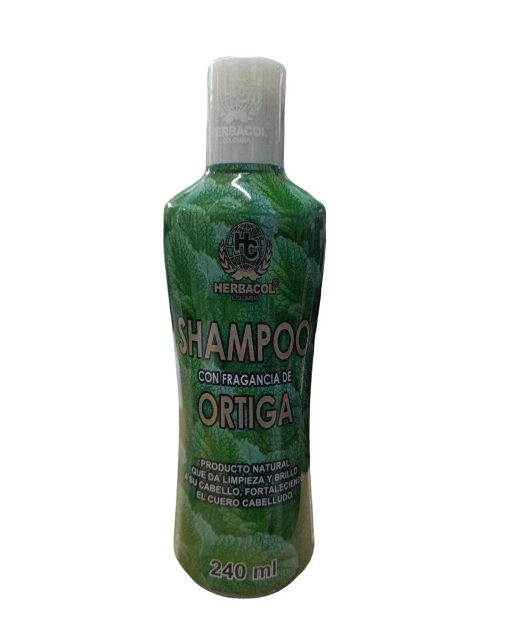 Shampoo con fragancia de ortiga x 240ml