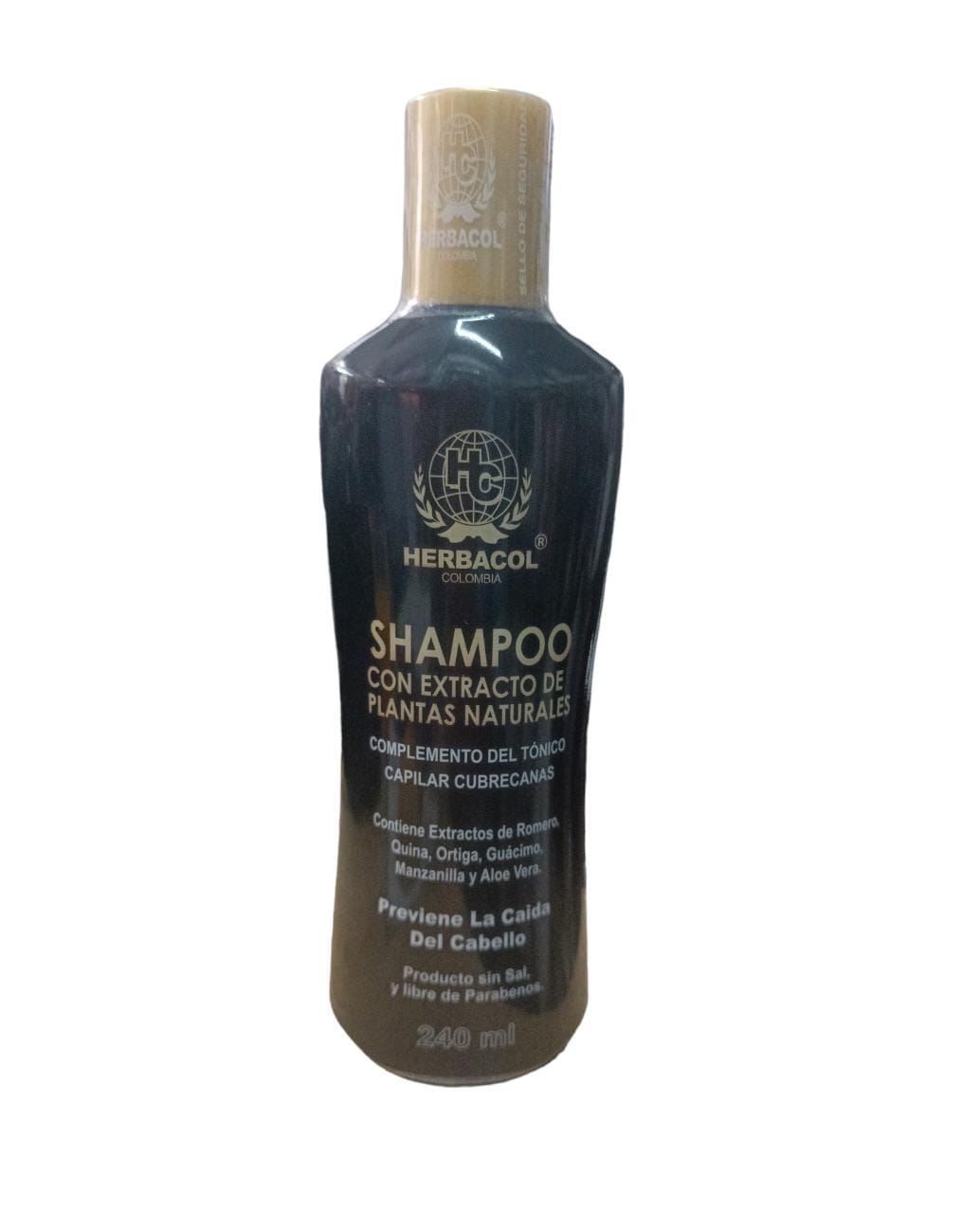 Shampoo con extracto de plantas naturales x240 ml