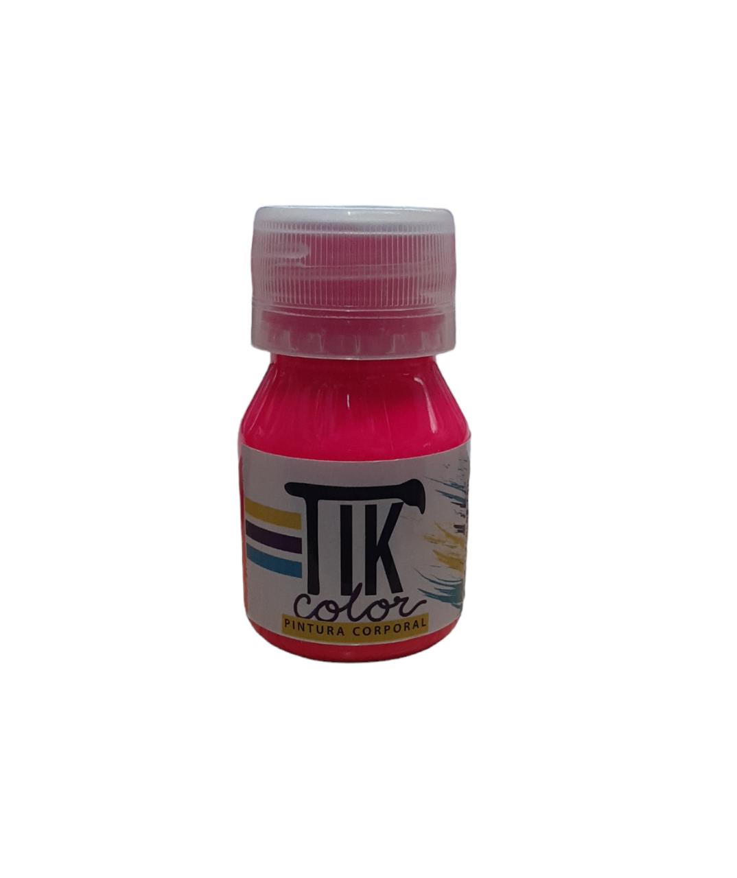 Tik Color Pintura Corporal Fuccia Fluorescente