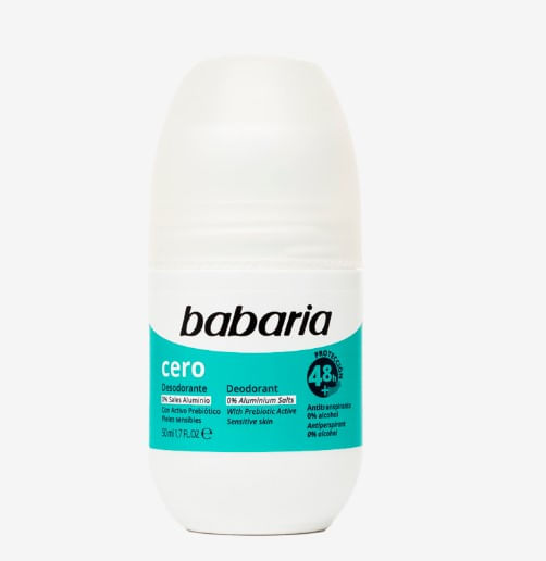 Babaria Desodorant Roll-On Cero 50ml